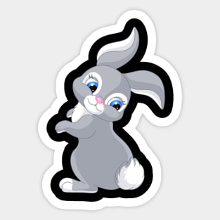 bunny coffee Sticker